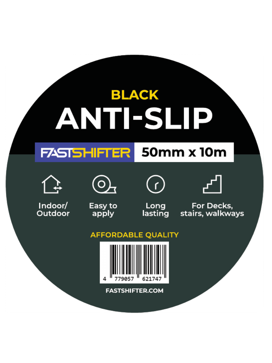 Fastshifter Anti-Slip Tape neslystanti juosta 50mm x 10m, juoda Fastshifter Anti-Slip Tape neslystanti juosta 50mm x 10m, juoda
