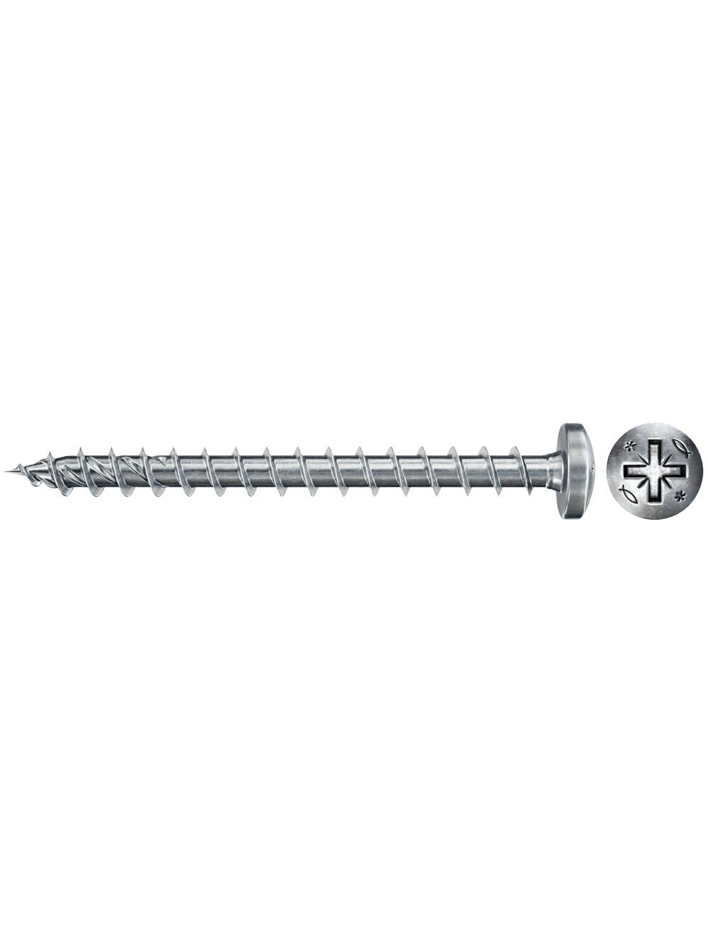 Fischer Medsraigčiai pusapvale galva FPF II PZF 4,0x40 , Fischer 200 vnt.