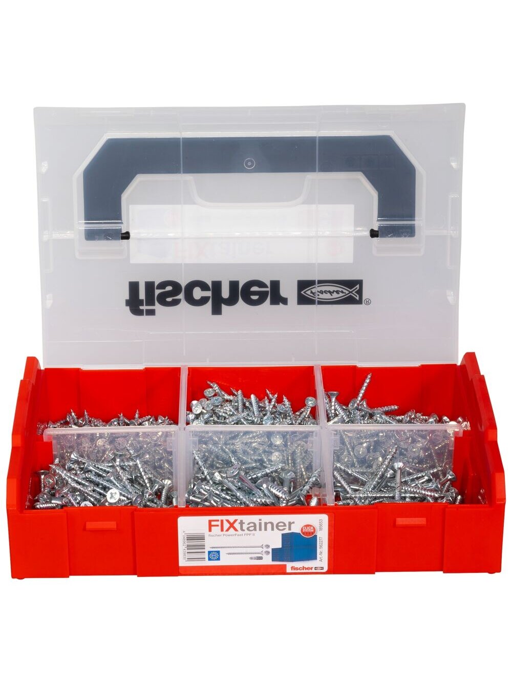 Fischer Medsraigčių rinkinys FixTainer PZ, 702 vnt. 1 Fischer Medsraigčių rinkinys FixTainer PZ, 702 vnt. 1
