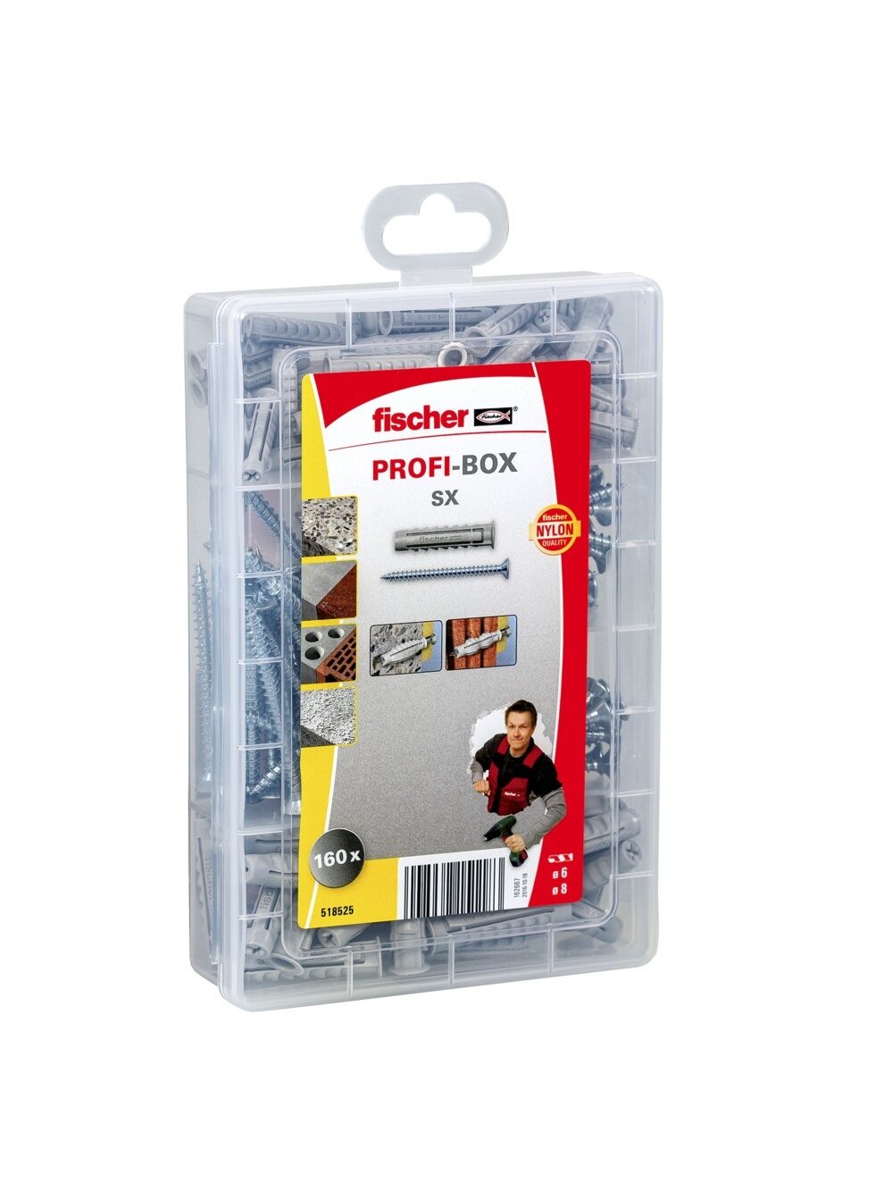 Fischer Rinkinys SX PROFI-BOX 160 vnt.