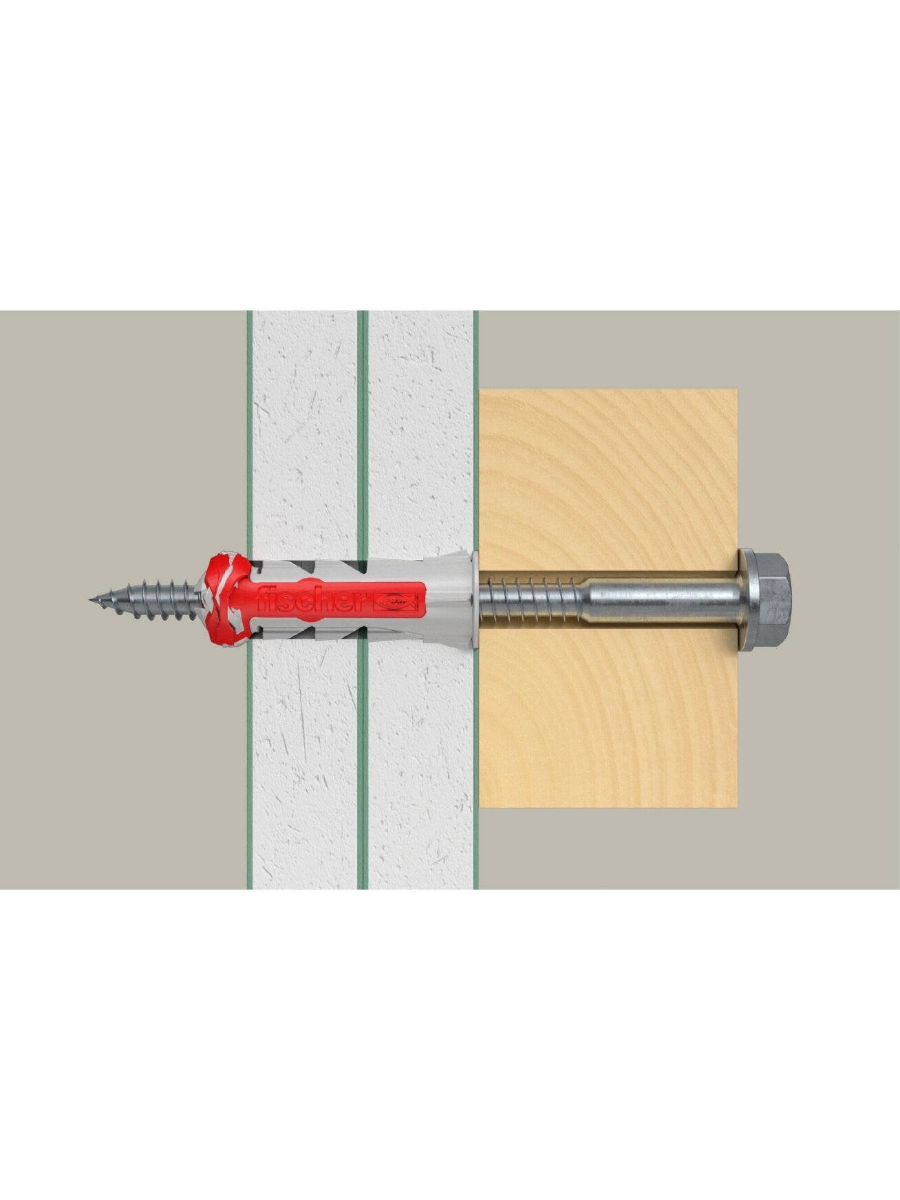Fischer Universalus dvikomponentis kaištis DuoPower 10 x 50 S, FISCHER, 25 vnt. 6 Fischer Universalus dvikomponentis kaištis DuoPower 10 x 50 S, FISCHER, 25 vnt. 6