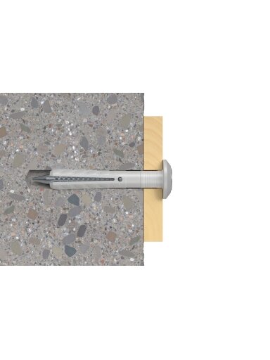 Fischer Kalamas kaištis su borteliu Hammerfix N 6x40/7 P, Fischer 200 vnt.