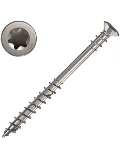 Fischer Medsraigčiai terasoms FPF-ST A2P 5,5 x 60 A2, 200 vnt.