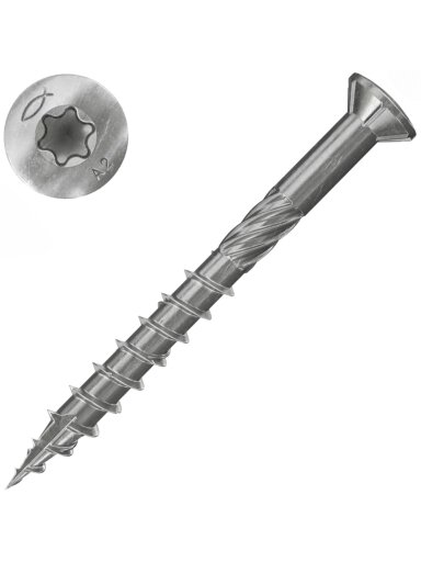Fischer Medsraigčiai terasoms FTS-ST 5 x 60 A2, 150 vnt.