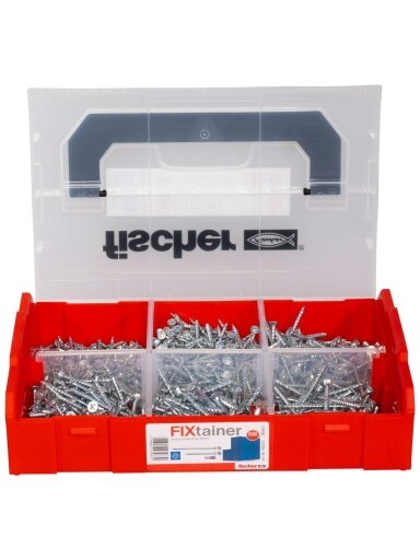 Fischer Medsraigčių rinkinys FixTainer PZ, 702 vnt.