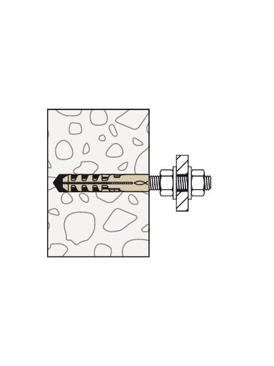 Fischer Nailoninis kaištis M 8 S
