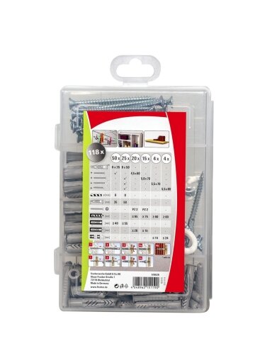Fischer Rinkinys UX PROFI-BOX 118 vnt.
