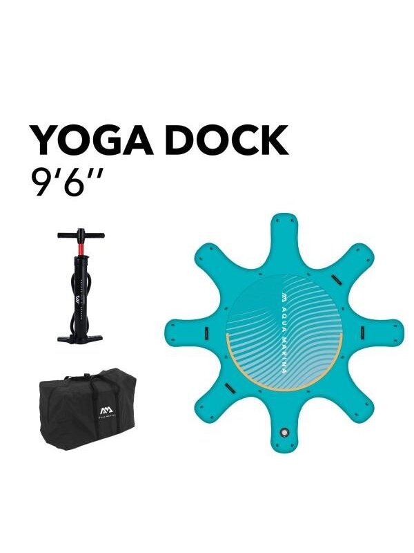 Fitneso platforma Aqua Marina YOGA DOCK Ø 290 cm BT-23YD sup lentoms