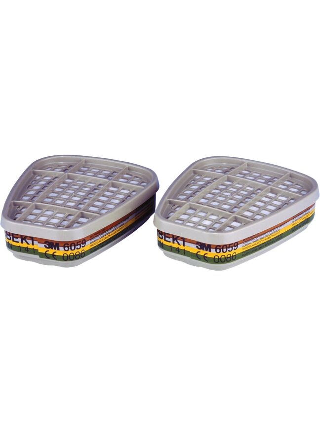 ⬡ Filtrai 3M respiratoriams (2 vnt.) ABEK1 3M 6059 (GT500084022) ⬡ Filtrai 3M respiratoriams (2 vnt.) ABEK1 3M 6059 (GT500084022)