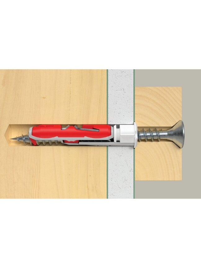 Fischer Kaiščiai gipso kartonui DUOTEC 12 su varžt. 10 vnt. 4