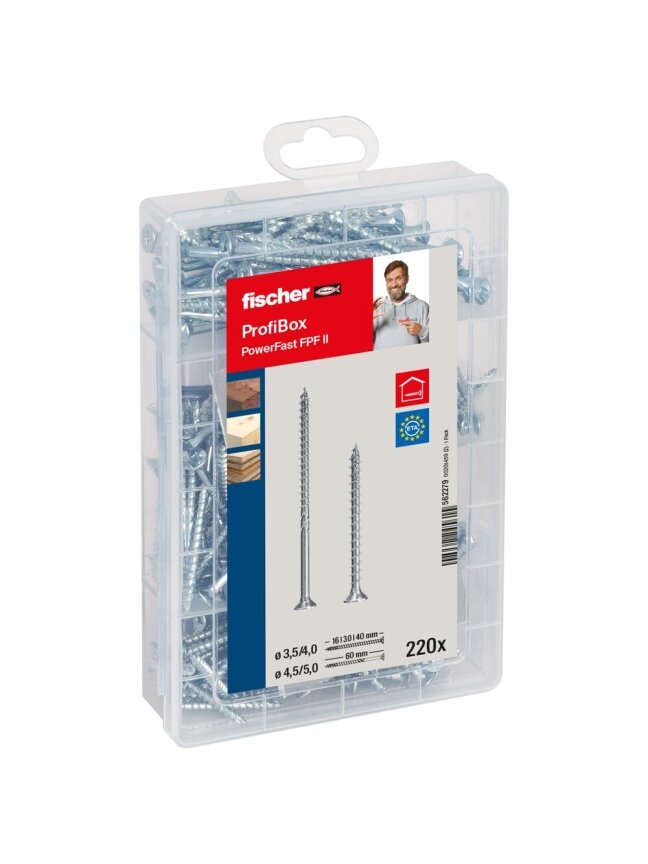 Fischer Medsraigčių rinkinys PROFI-BOX PZ, 220vnt.