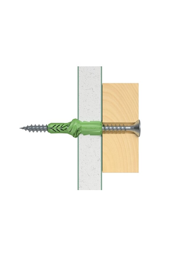 Fischer Univ. kaištis UX Green 8 x 50 R su žiedeliu 40 vnt. 3 Fischer Univ. kaištis UX Green 8 x 50 R su žiedeliu 40 vnt. 3