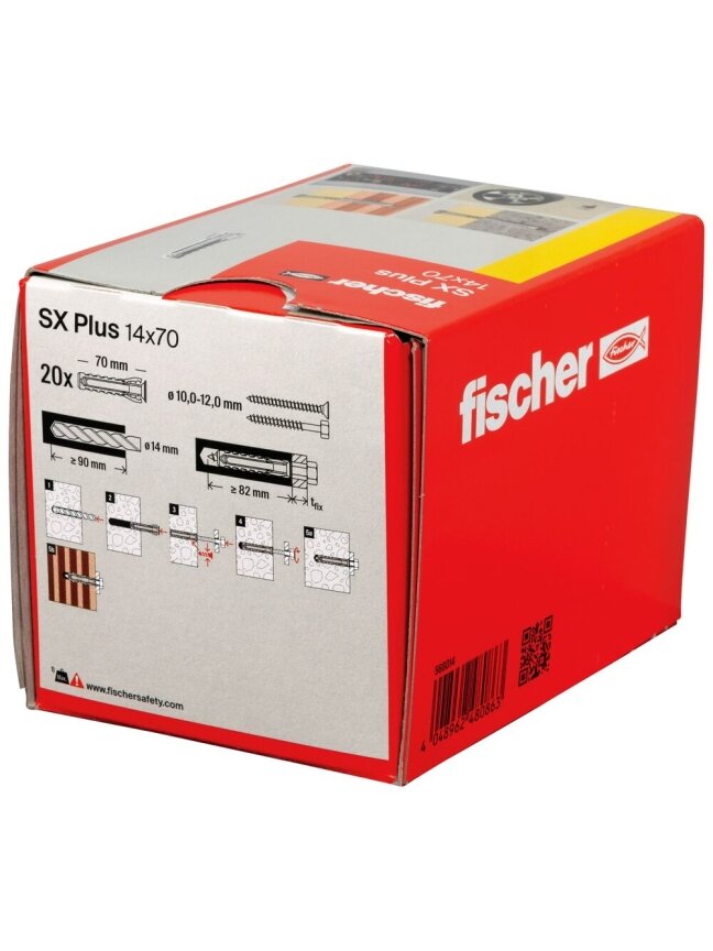 Fischer Univers. kaišt. SX Plus 14x70 mm, 20 vnt. 2 Fischer Univers. kaišt. SX Plus 14x70 mm, 20 vnt. 2