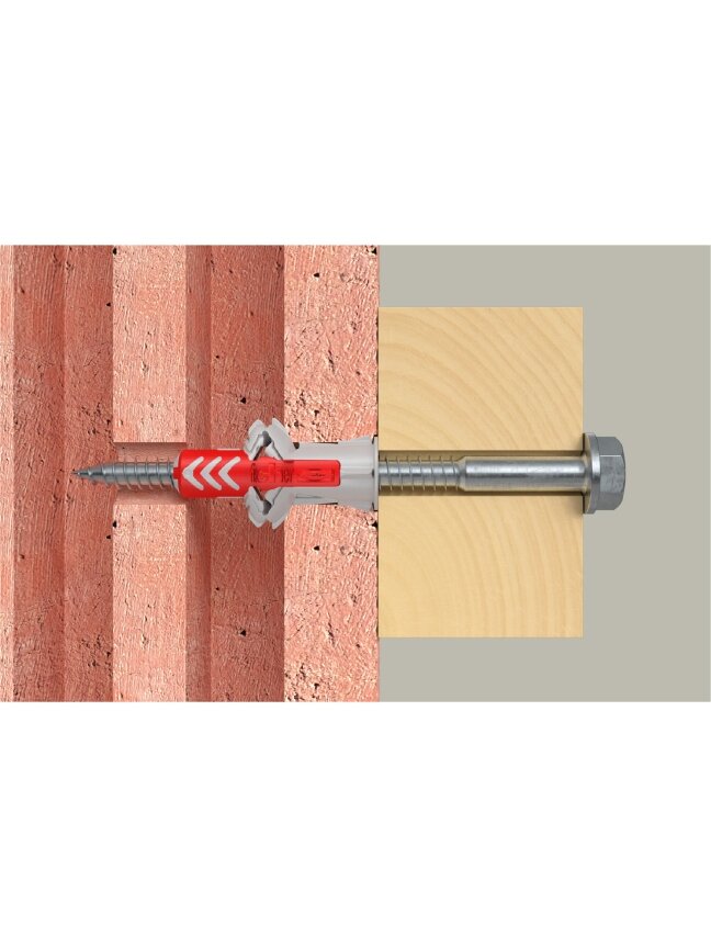 Fischer Universalus dvikomponentis kaištis DuoPower 10 x 50 S, FISCHER, 25 vnt. 4 Fischer Universalus dvikomponentis kaištis DuoPower 10 x 50 S, FISCHER, 25 vnt. 4