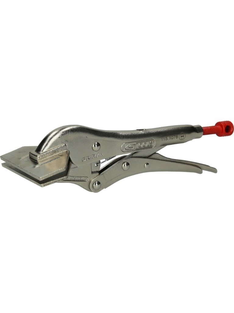 Fiksuojamos replės plokščiais galais 210 mm, KS Tools