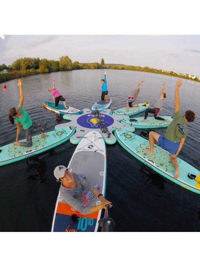 Fitneso platforma Aqua Marina YOGA DOCK Ø 290 cm BT-23YD sup lentoms 3 Fitneso platforma Aqua Marina YOGA DOCK Ø 290 cm BT-23YD sup lentoms 3