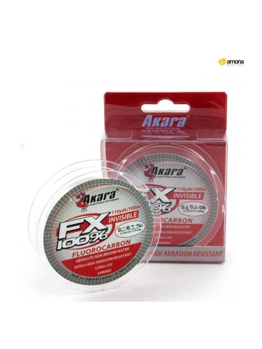 Fluorokarboninis Valas AKARA FX 0.45mm 100m Fluorokarboninis Valas AKARA FX 0.45mm 100m