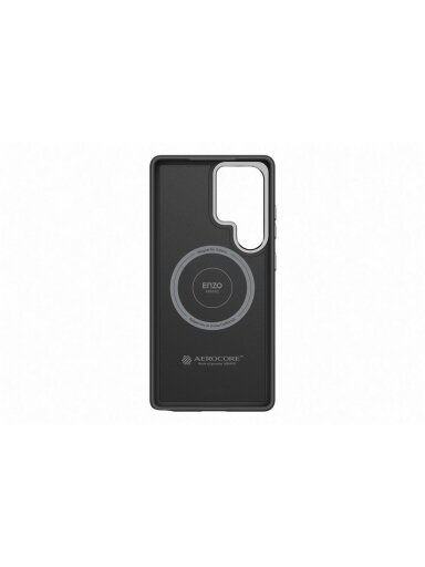 FPS938PGABW Enzo Aramid Case Samsung Galaxy S25 Ultra, Black Silver