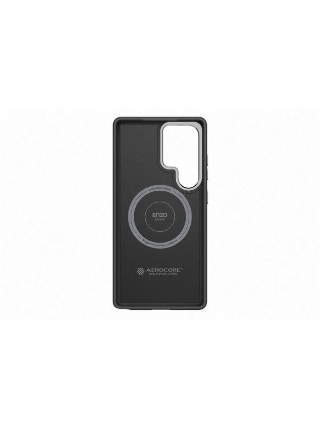 FPS938PGABW Enzo Aramid Case Samsung Galaxy S25 Ultra, Black Silver 1