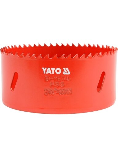 Frezos karūna bi-metalinė HSS M3 Yato | 68mm 5/8"(16mm)