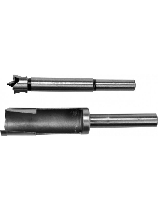 Freza-kamštinis grąžtas medžiui HRC 2vnt Yato | d-15mm 1