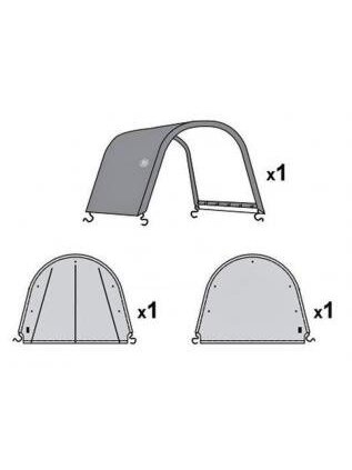 Garažo atsarginis stogas 3,7x6,1 m 1 Garažo atsarginis stogas 3,7x6,1 m 1