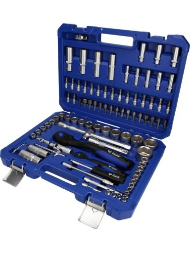Galvučių komplektas, 94-vnt, 1/4", 1/2", Brilliant Tools