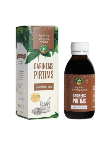 Garinės pirties arbatmedžių ir mėtų ekstraktas MĖTA, 150 ml