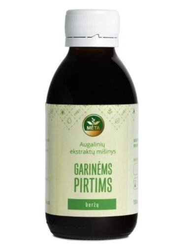 Garinės pirties beržų ekstraktas MĖTA, 150 ml