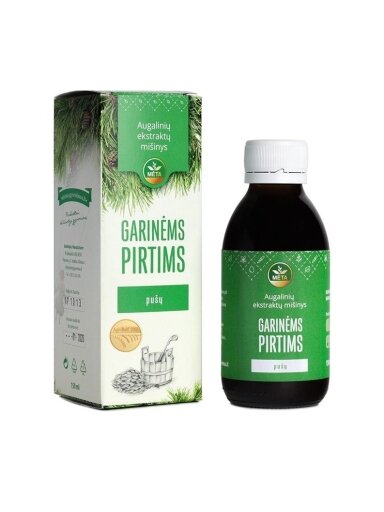Garinės pirties pušų ekstraktas MĖTA, 150 ml