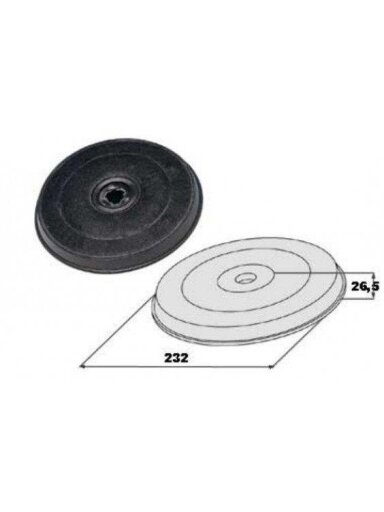 Garų surinktuvo filtras Faber H20 D233 112.0157.238