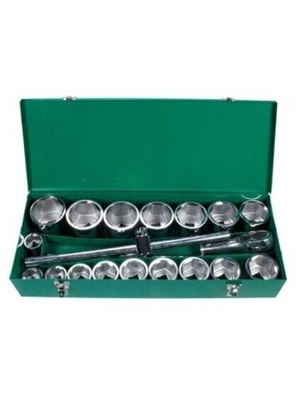 ⬡ Galvučių rinkinys 1" (22 vnt.) (6-kamp) (36-85mm) (CL102901) ⬡ Galvučių rinkinys 1" (22 vnt.) (6-kamp) (36-85mm) (CL102901)