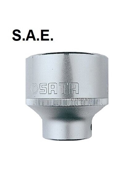 ⬡ Galvutė 3/4" 12-briaunė (S.A.E.) 1.7/8" (S16518, SATA) ⬡ Galvutė 3/4" 12-briaunė (S.A.E.) 1.7/8" (S16518, SATA)