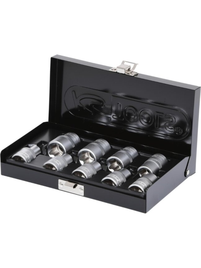 Galvučių komplektas 1/2'' Torx E10-E24 9vnt., KS Tools 1 Galvučių komplektas 1/2'' Torx E10-E24 9vnt., KS Tools 1