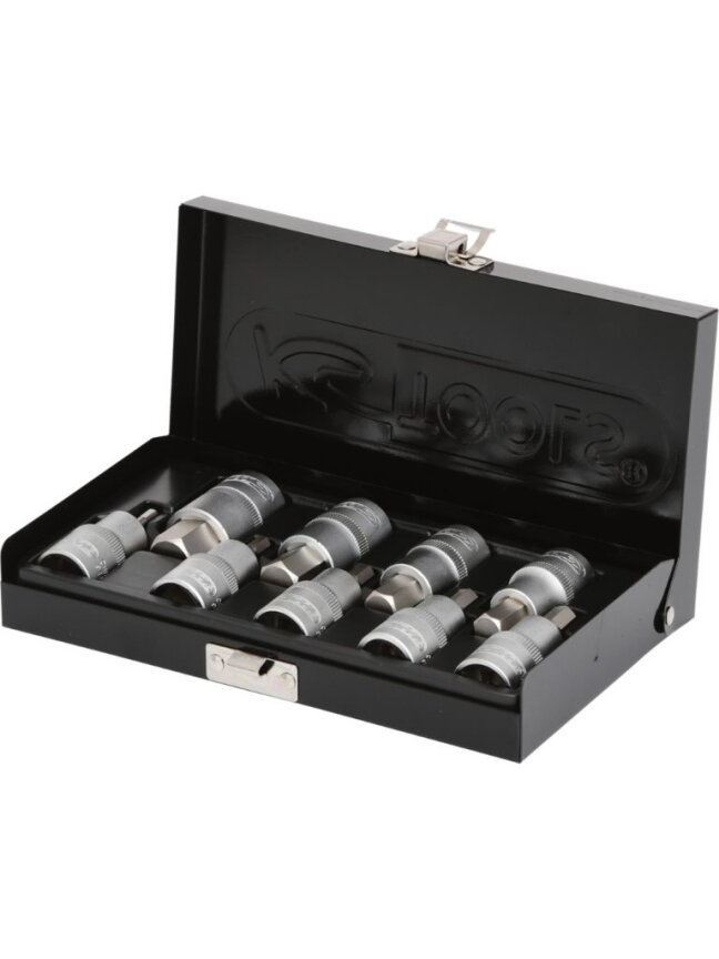 Galvučių su šešiakampiais antgaliais komplektas 1/2", HEX 4-, KS Tools Galvučių su šešiakampiais antgaliais komplektas 1/2", HEX 4-, KS Tools