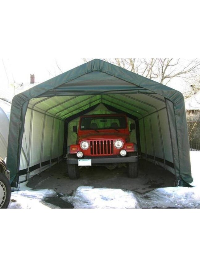 Garažai CarPort 3,8x6,1 m