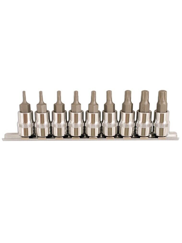 ⬡ Galvučių su antgaliu rinkinys 3/8" (TORX Plus), 9 vnt. (GB7018, ELLIENT TOOLS) ⬡ Galvučių su antgaliu rinkinys 3/8" (TORX Plus), 9 vnt. (GB7018, ELLIENT TOOLS)