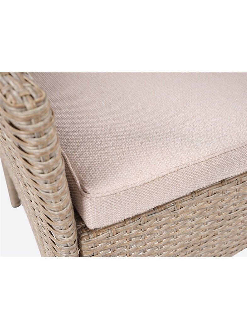 GARDEN BENCH DOUBLE WITH CUSHIONS 2 GARDEN BENCH DOUBLE WITH CUSHIONS 2