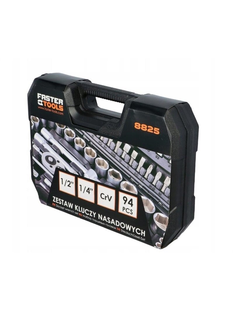 Galvučių komplektas Faster Tools FT313-05, 94 vnt. 2 Galvučių komplektas Faster Tools FT313-05, 94 vnt. 2
