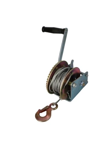 Gervė traukimo 450kg, sukama su trosu 10 m,  Faster Tools
