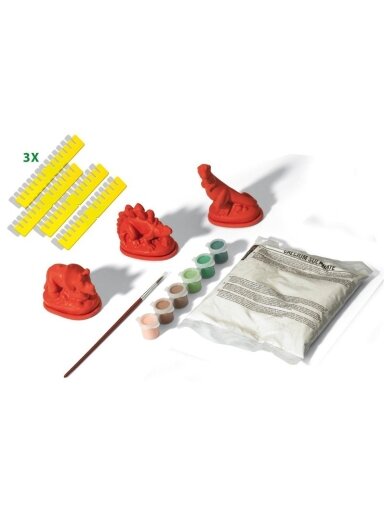 Gipsinių figūrų gaminimo rinkinys SES Dinosaurs 01406