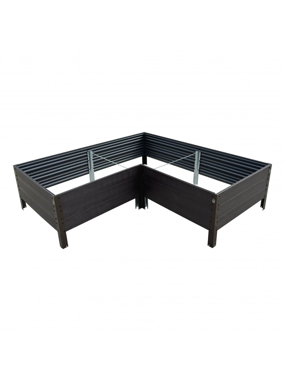 GPPS modulinė pakelta lysvė KLASIKA Woodlook (L-formos) - Ąžuolo imitacijos (ruda)