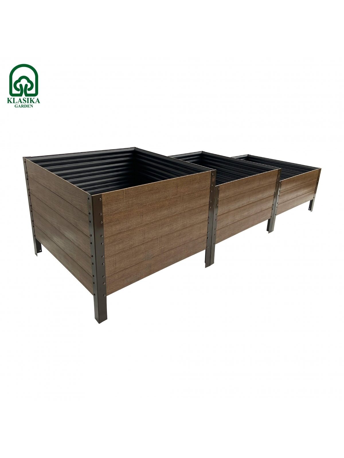 GPPS modulinė pakelta lysvė KLASIKA Woodlook (laiptai) - Ąžuolo imitacijos (ruda) 3 GPPS modulinė pakelta lysvė KLASIKA Woodlook (laiptai) - Ąžuolo imitacijos (ruda) 3
