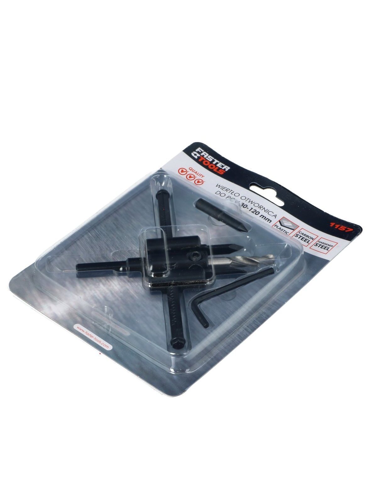 Grąžtas PVC 30-120mm Faster Tools 1 Grąžtas PVC 30-120mm Faster Tools 1