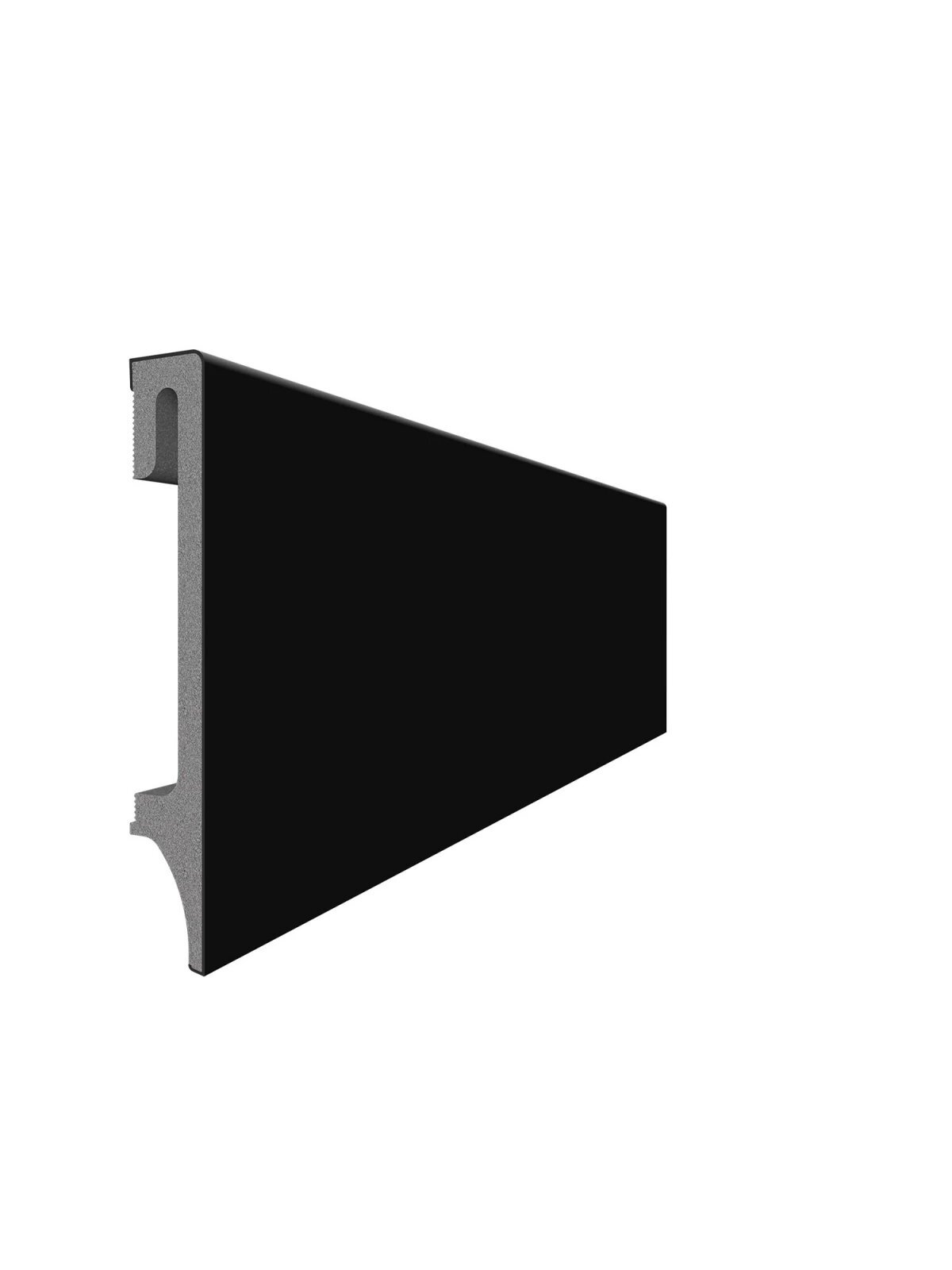 Grindjuostė ESPUMO (ESP406) juoda | 100mm, 2.4m Grindjuostė ESPUMO (ESP406) juoda | 100mm, 2.4m