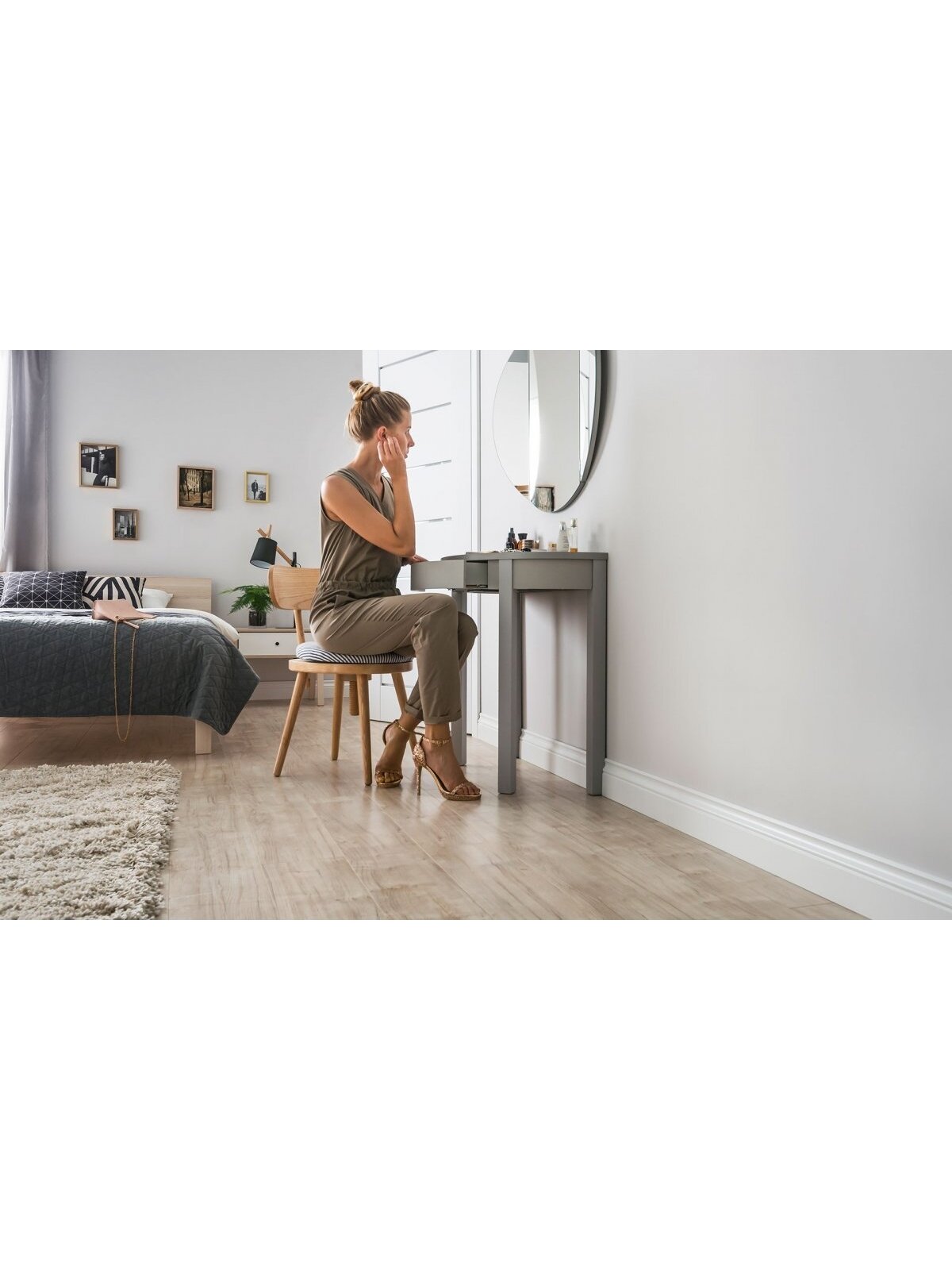 Grindjuostė MDF EVERA (EV101) balta | 65mm, 2.4m 7