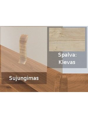 Grindjuostė termoplasto Vox, (04) klevas | Sujungimas SMART FLEX / IZZI Grindjuostė termoplasto Vox, (04) klevas | Sujungimas SMART FLEX / IZZI