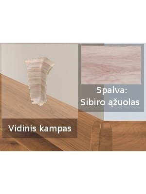 Grindjuostė termoplasto Vox, (101) sibiro ąžuolas | Kampas SMART FLEX / IZZI vidinis Grindjuostė termoplasto Vox, (101) sibiro ąžuolas | Kampas SMART FLEX / IZZI vidinis