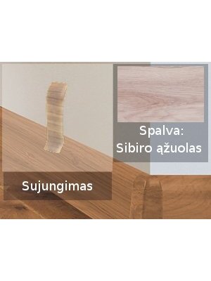 Grindjuostė termoplasto Vox, (101) sibiro ąžuolas | Sujungimas SMART FLEX / IZZI Grindjuostė termoplasto Vox, (101) sibiro ąžuolas | Sujungimas SMART FLEX / IZZI