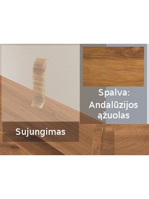 Grindjuostė termoplasto Vox, (104) Andalūzijos ąžuolas | Sujungimas SMART FLEX / IZZI